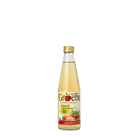 Groebes Apfelsaft Fruchtgehalt 100 %
