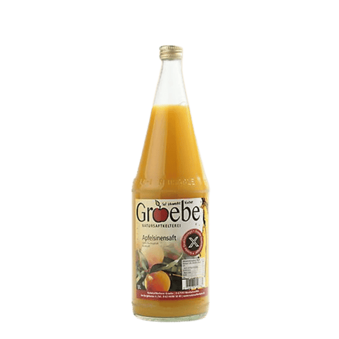 Groebes Apfelsinensaft Fruchtgehalt 100 %