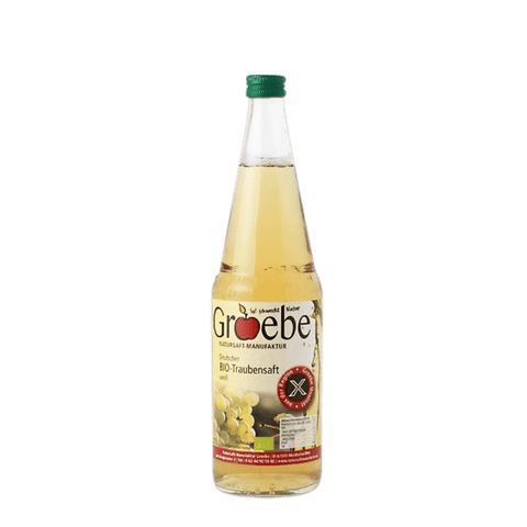 Groebes Traubensaft weiß 100 % Saft aus BIO Anbau nach EG-Öko-Verordnung